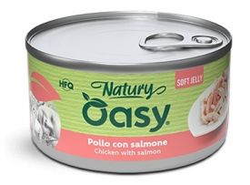 Oasy Wet Cat Natury Soft Jelly - Chicken With Salmon